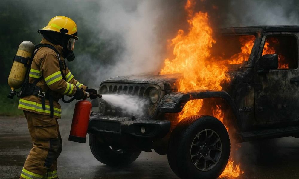 Huge Jeep recall as multiple cases of cars bursting into flames identified