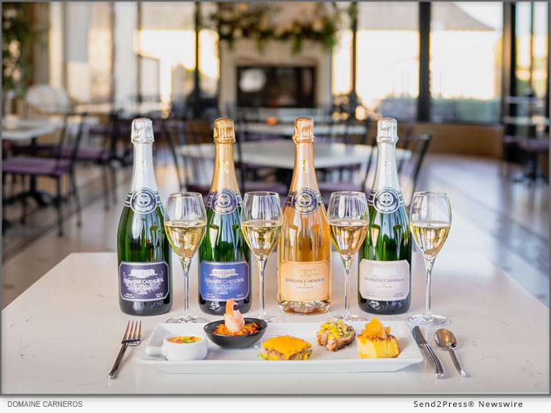 Domaine Carneros in Napa Valley Sets Sail on Its Next Culinary Voyage with the Newest ‘Bubbles & Bites’ Menu