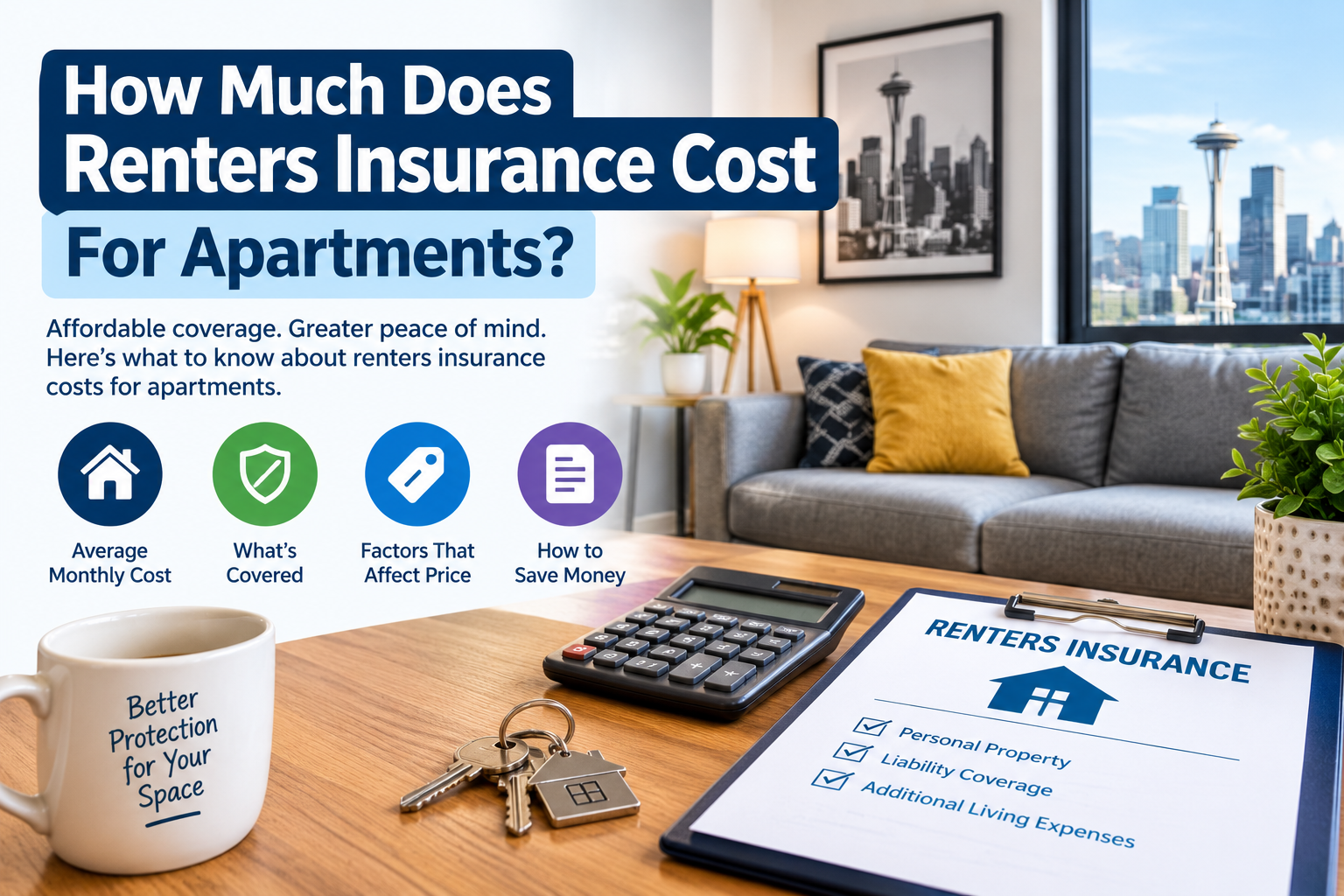 How much does renters insurance cost For Apartments