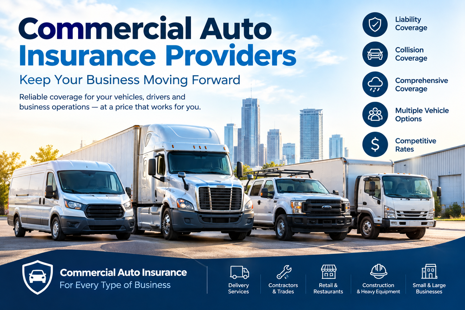 Top Affordable Commercial Auto Insurance Providers 2026
