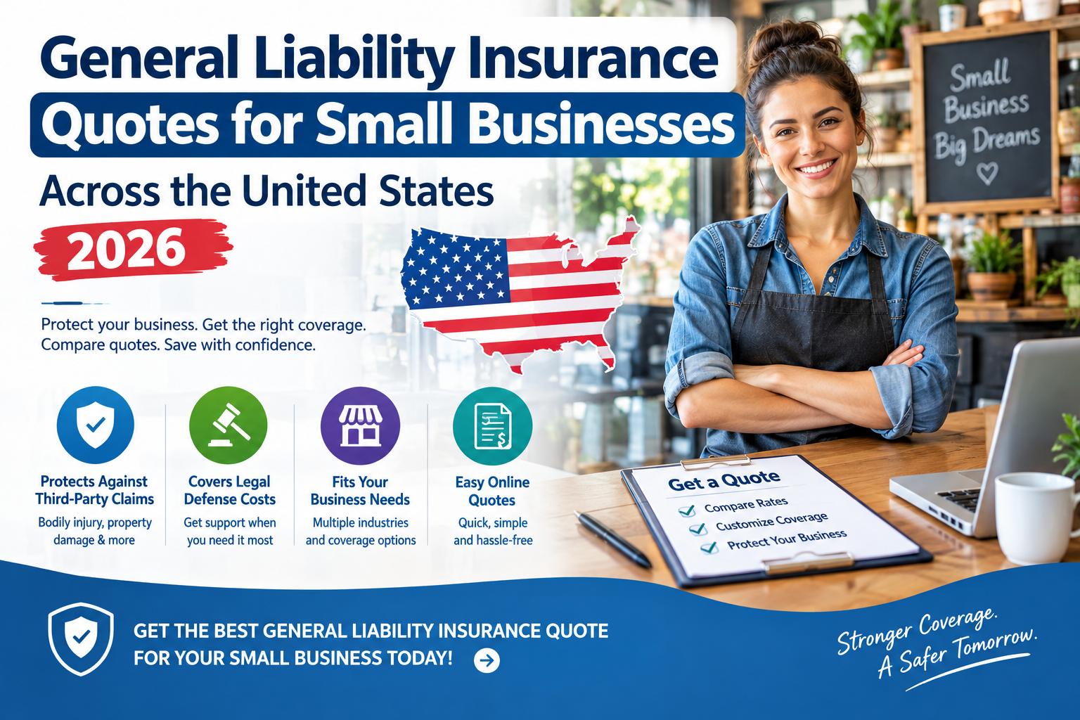 General Liability Insurance Quotes for Small Businesses Across the United States 2026