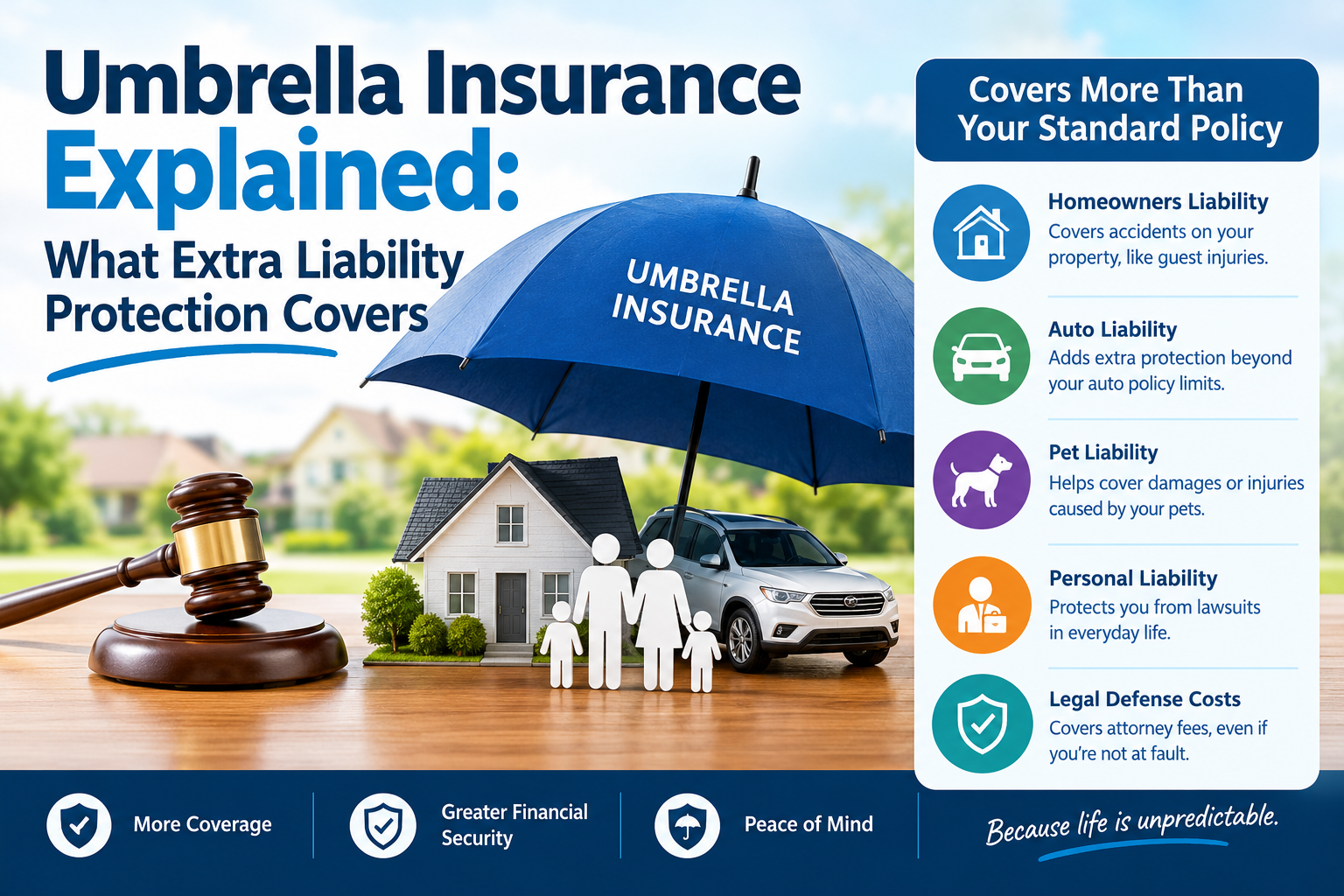 Umbrella Insurance Explained: What Extra Liability Protection Covers