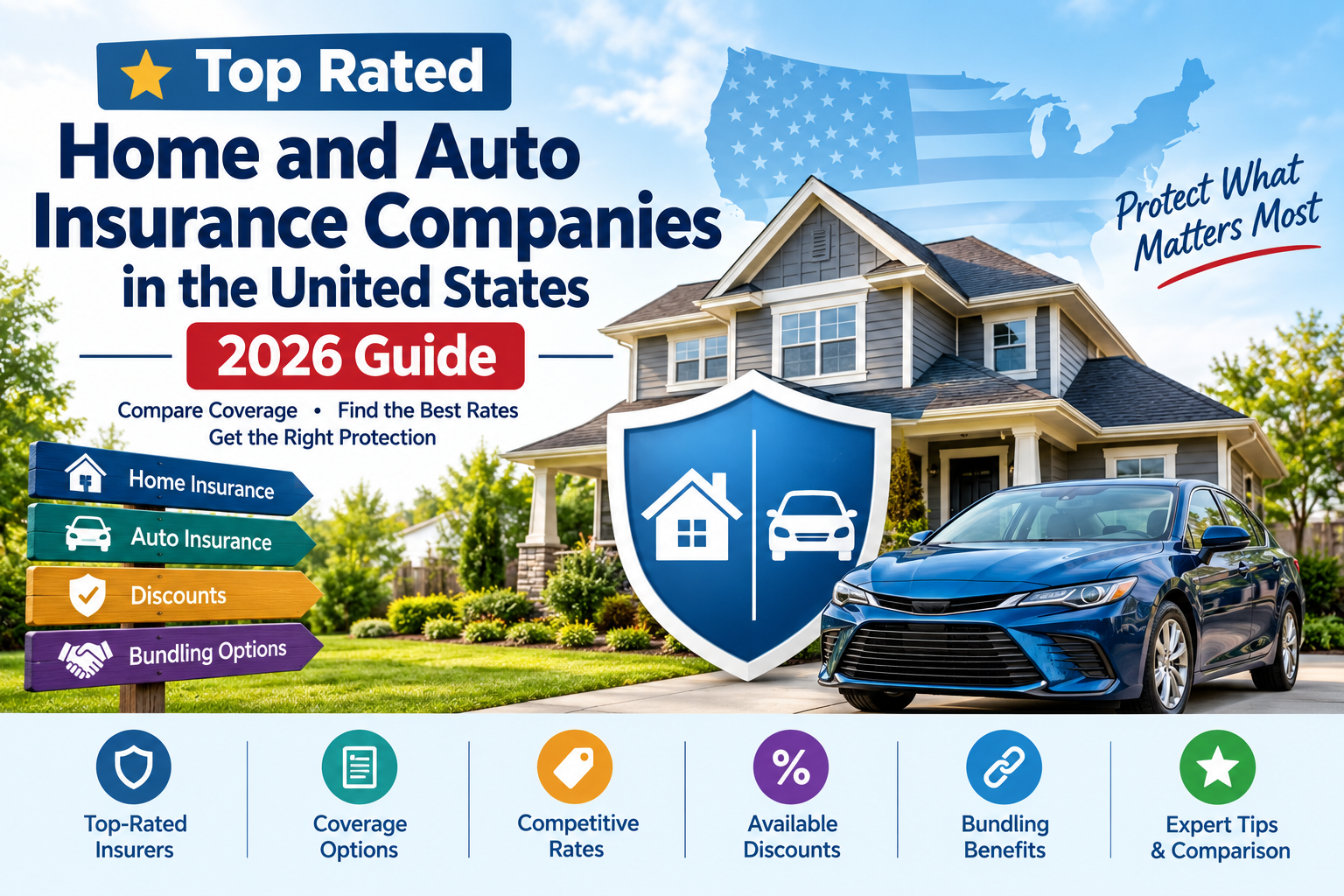 Top Rated Home and Auto Insurance Companies in the United States: 2026 Guide