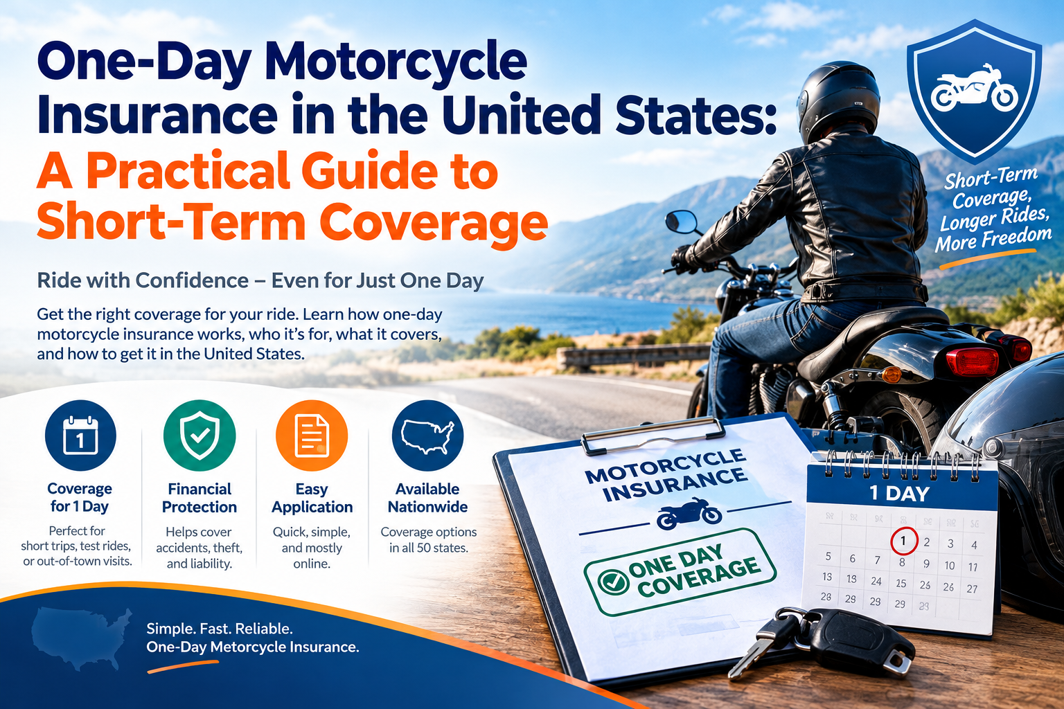 One-Day Motorcycle Insurance in the United States: A Practical Guide to Short-Term Coverage